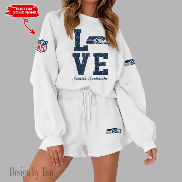 Seattle Seahawks Fashionable Casual Women's Sweatsuit New 2025 SPTW2POSS125 - Image 2