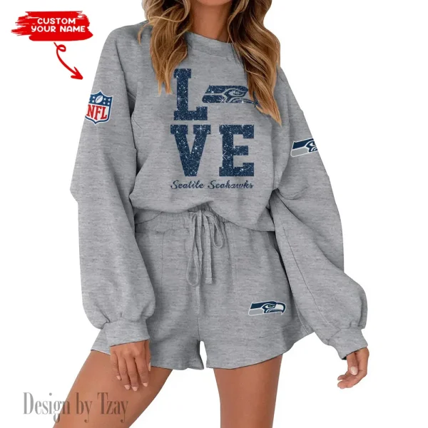 Seattle Seahawks Fashionable Casual Women's Sweatsuit New 2025 SPTW2POSS125 - Image 4