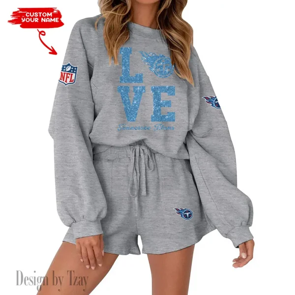 Tennessee Titans Fashionable Casual Women's Sweatsuit New 2025 SPTW2POSS127 - Image 4