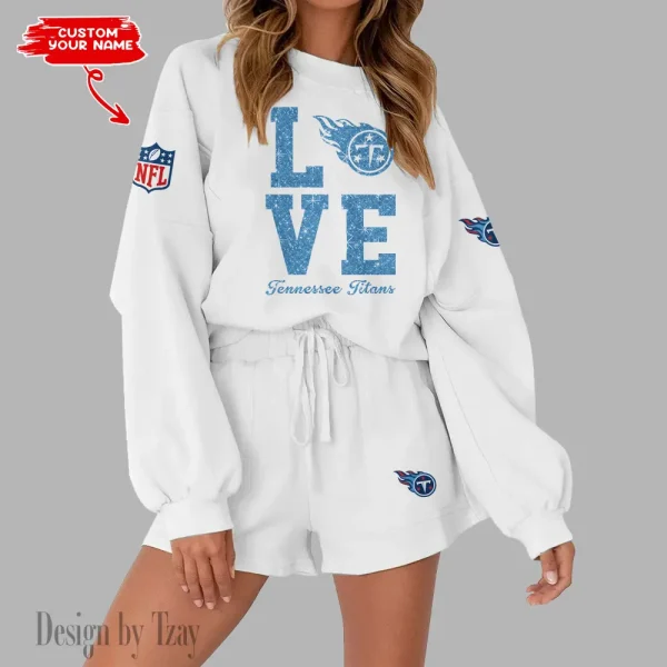 Tennessee Titans Fashionable Casual Women's Sweatsuit New 2025 SPTW2POSS127 - Image 6
