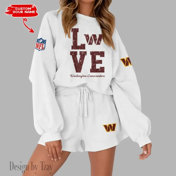 Washington Commanders Fashionable Casual Women's Sweatsuit New 2025 SPTW2POSS128 - Image 2