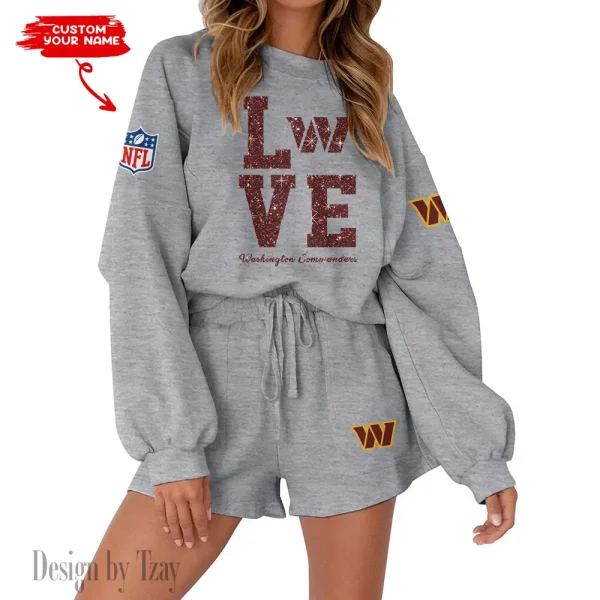 Washington Commanders Fashionable Casual Women's Sweatsuit New 2025 SPTW2POSS128 - Image 4