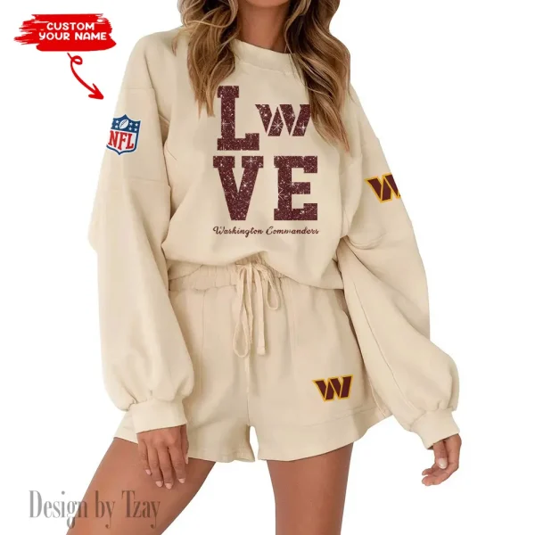 Washington Commanders Fashionable Casual Women's Sweatsuit New 2025 SPTW2POSS128 - Image 6