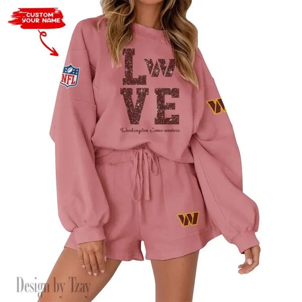 Washington Commanders Fashionable Casual Women's Sweatsuit New 2025 SPTW2POSS128 - Image 7