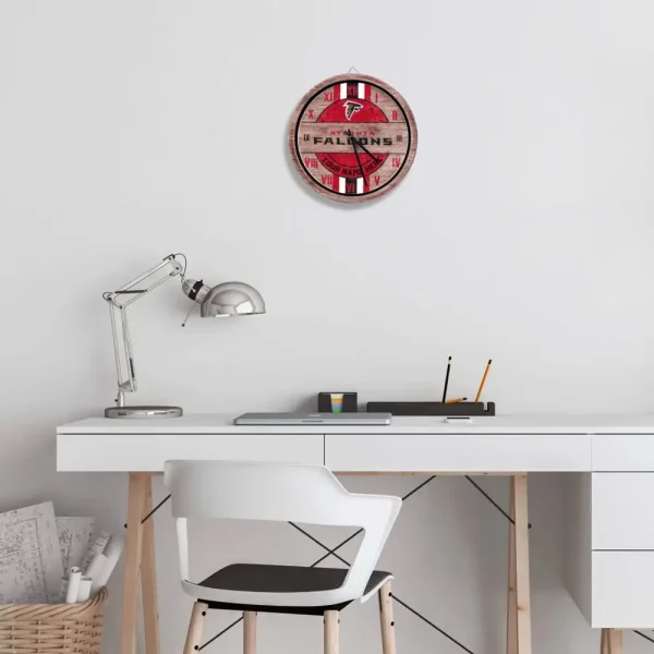 Atlanta Falcons Vintage Wooden Wall Clock SPTVWWC003 - Image 2