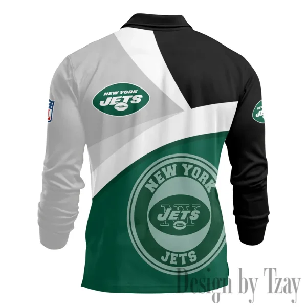 New York Jets Fashion Men's Business Long Sleeve T-Shirt SPTLSPS320 - Image 3