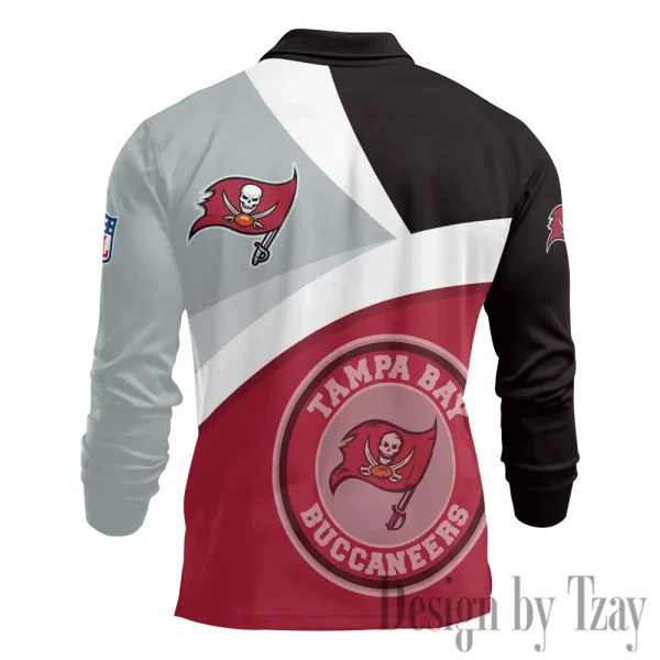 Tampa Bay Buccaneers Fashion Men's Business Long Sleeve T-Shirt SPTLSPS325 - Image 3