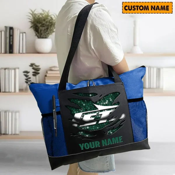 New York Jets Personalized Waterproof Mesh Tote Bag For Fan SPTPWTBF001 - Image 3