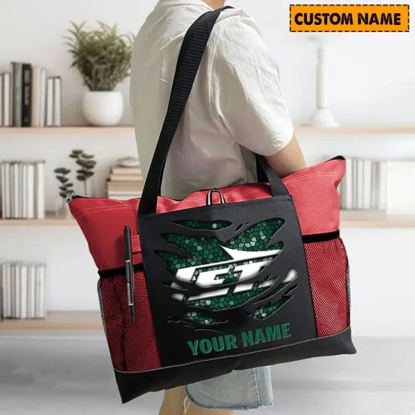 New York Jets Personalized Waterproof Mesh Tote Bag For Fan SPTPWTBF001 - Image 4