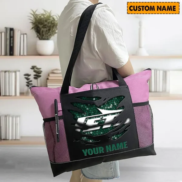 New York Jets Personalized Waterproof Mesh Tote Bag For Fan SPTPWTBF001 - Image 6