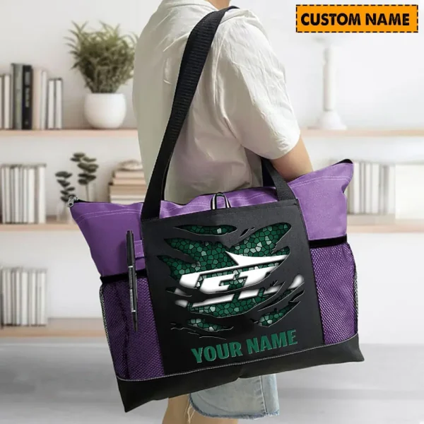 New York Jets Personalized Waterproof Mesh Tote Bag For Fan SPTPWTBF001 - Image 8