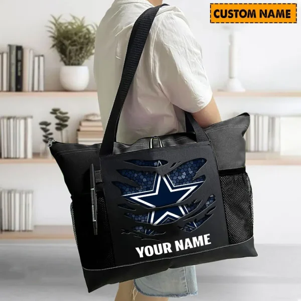 Dallas Cowboys Personalized Waterproof Mesh Tote Bag For Fan SPTPWTBF002 - Image 2