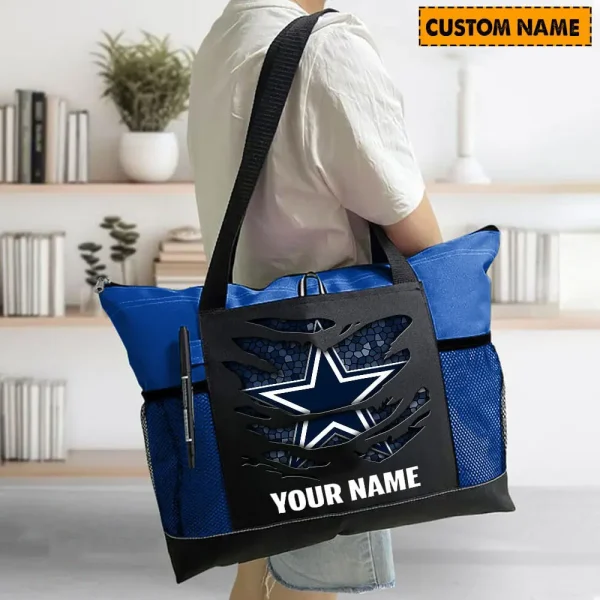 Dallas Cowboys Personalized Waterproof Mesh Tote Bag For Fan SPTPWTBF002