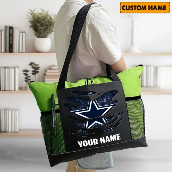 Dallas Cowboys Personalized Waterproof Mesh Tote Bag For Fan SPTPWTBF002 - Image 5