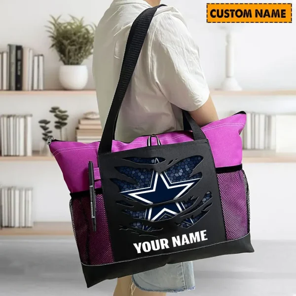 Dallas Cowboys Personalized Waterproof Mesh Tote Bag For Fan SPTPWTBF002 - Image 6