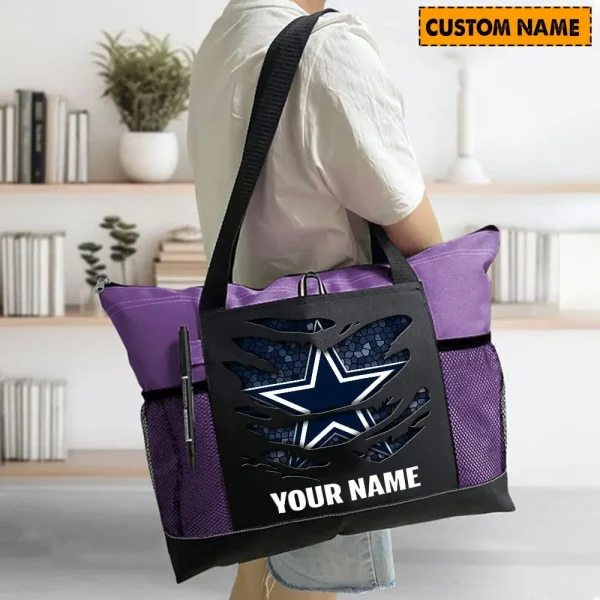 Dallas Cowboys Personalized Waterproof Mesh Tote Bag For Fan SPTPWTBF002 - Image 7
