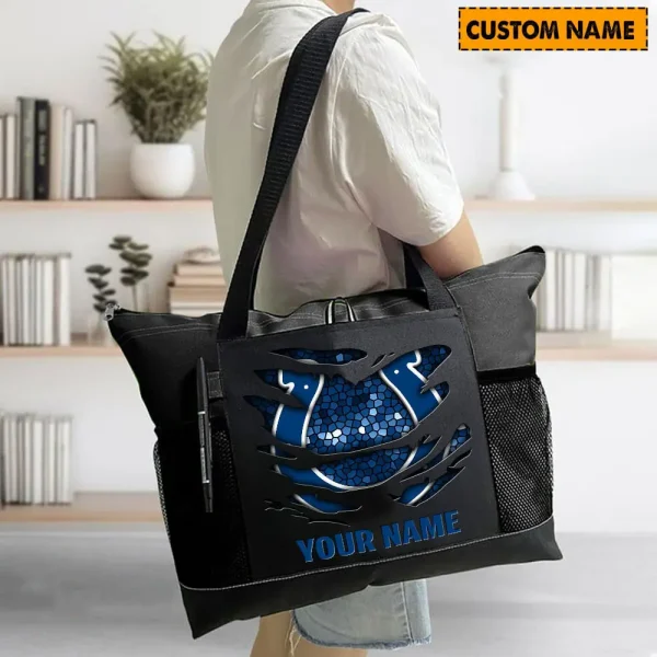 Indianapolis Colts Personalized Waterproof Mesh Tote Bag For Fan SPTPWTBF005