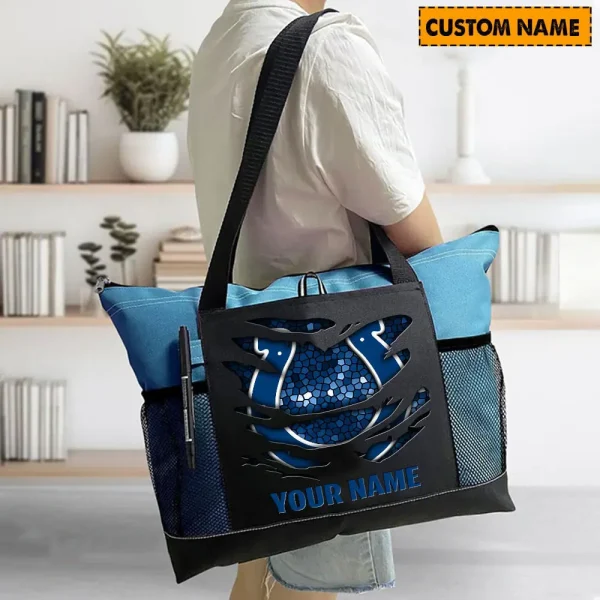 Indianapolis Colts Personalized Waterproof Mesh Tote Bag For Fan SPTPWTBF005 - Image 2