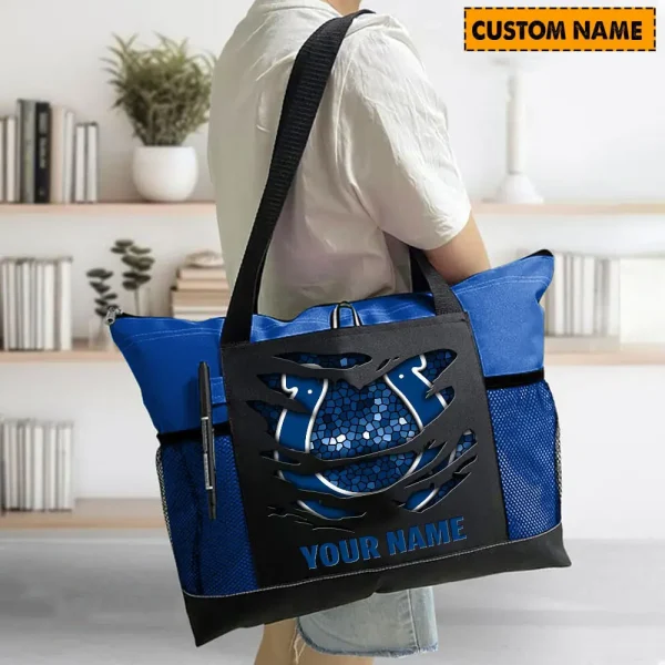 Indianapolis Colts Personalized Waterproof Mesh Tote Bag For Fan SPTPWTBF005 - Image 3