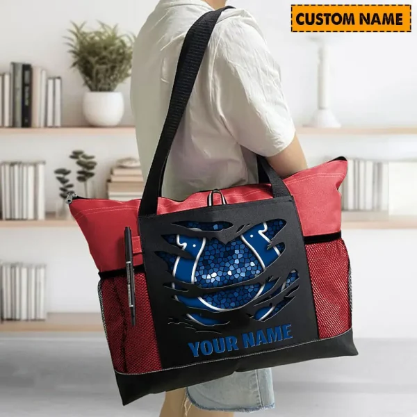 Indianapolis Colts Personalized Waterproof Mesh Tote Bag For Fan SPTPWTBF005 - Image 4