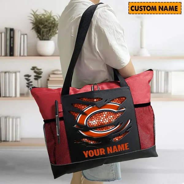 Chicago Bears Personalized Waterproof Mesh Tote Bag For Fan SPTPWTBF006 - Image 3