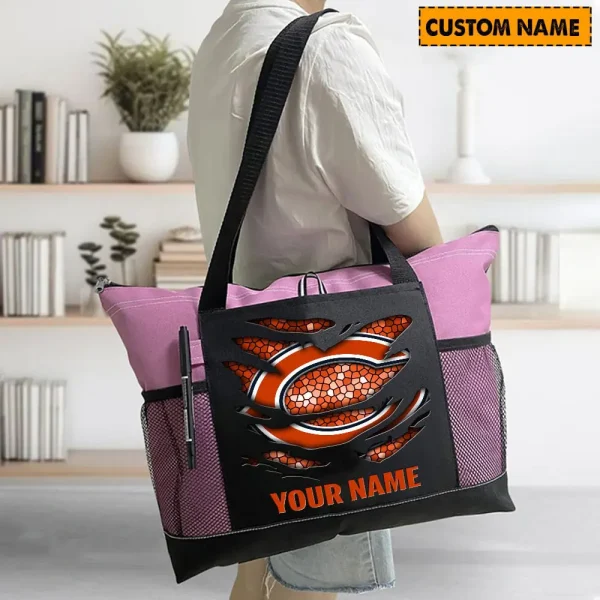 Chicago Bears Personalized Waterproof Mesh Tote Bag For Fan SPTPWTBF006 - Image 5