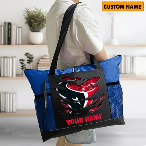 Houston Texans Personalized Waterproof Mesh Tote Bag For Fan SPTPWTBF012
