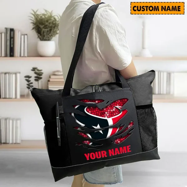 Houston Texans Personalized Waterproof Mesh Tote Bag For Fan SPTPWTBF012 - Image 7