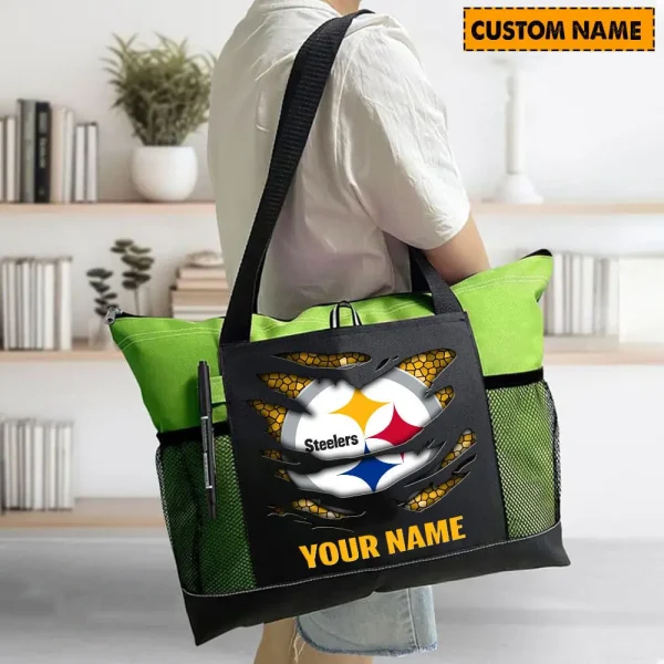Pittsburgh Steelers Personalized Waterproof Mesh Tote Bag For Fan SPTPWTBF013 - Image 4