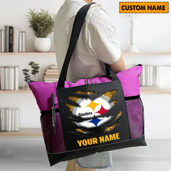 Pittsburgh Steelers Personalized Waterproof Mesh Tote Bag For Fan SPTPWTBF013 - Image 6