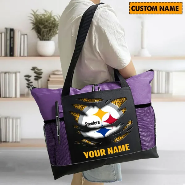 Pittsburgh Steelers Personalized Waterproof Mesh Tote Bag For Fan SPTPWTBF013 - Image 7
