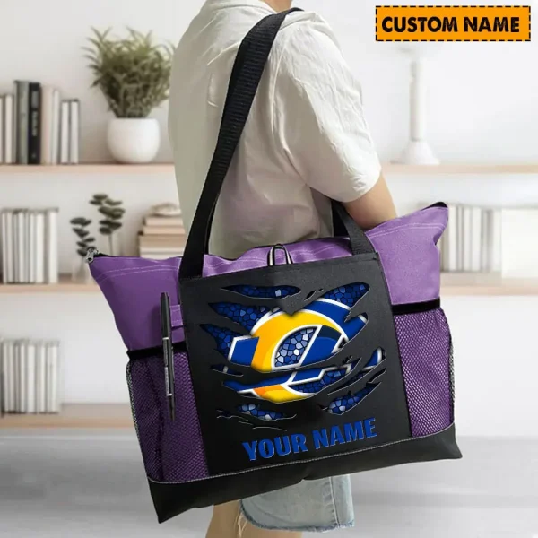 Los Angeles Rams Personalized Waterproof Mesh Tote Bag For Fan SPTPWTBF019 - Image 2