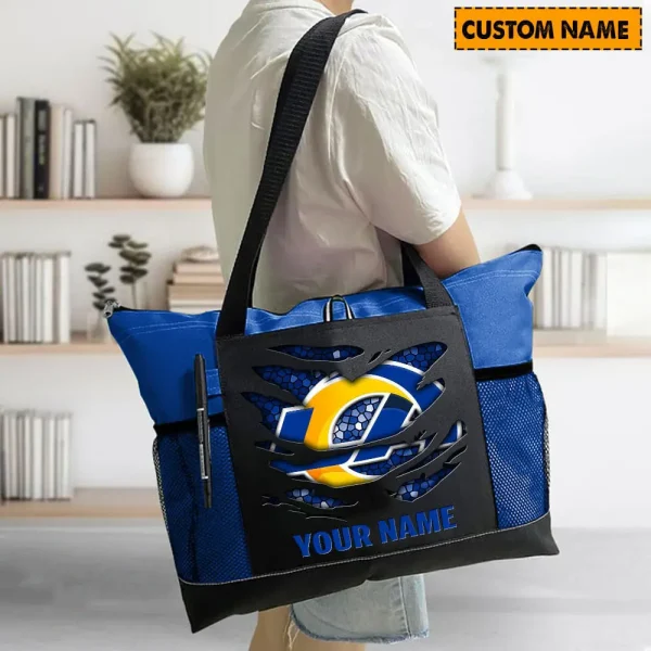 Los Angeles Rams Personalized Waterproof Mesh Tote Bag For Fan SPTPWTBF019 - Image 5