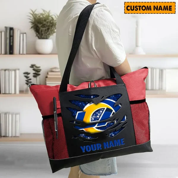 Los Angeles Rams Personalized Waterproof Mesh Tote Bag For Fan SPTPWTBF019 - Image 6