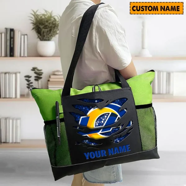 Los Angeles Rams Personalized Waterproof Mesh Tote Bag For Fan SPTPWTBF019 - Image 7