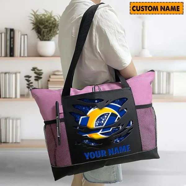 Los Angeles Rams Personalized Waterproof Mesh Tote Bag For Fan SPTPWTBF019 - Image 8