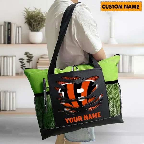 Cincinnati Bengals Personalized Waterproof Mesh Tote Bag For Fan SPTPWTBF020