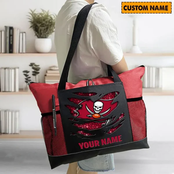 Tampa Bay Buccaneers Personalized Waterproof Mesh Tote Bag For Fan SPTPWTBF021