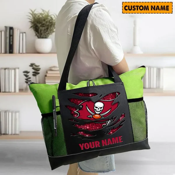 Tampa Bay Buccaneers Personalized Waterproof Mesh Tote Bag For Fan SPTPWTBF021 - Image 2