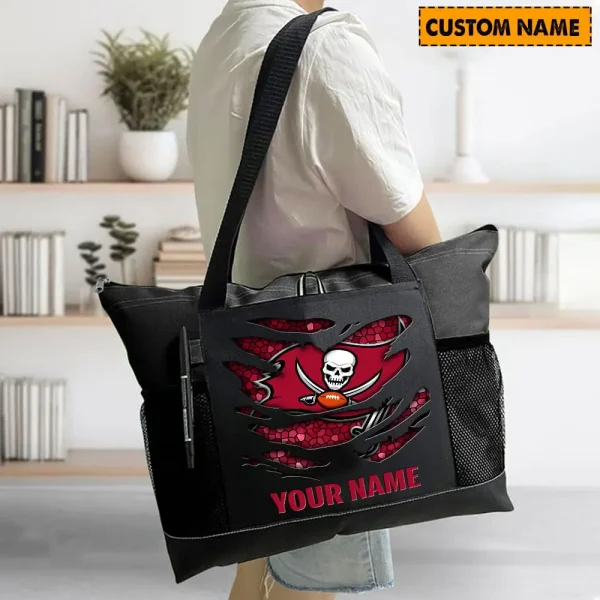 Tampa Bay Buccaneers Personalized Waterproof Mesh Tote Bag For Fan SPTPWTBF021 - Image 6