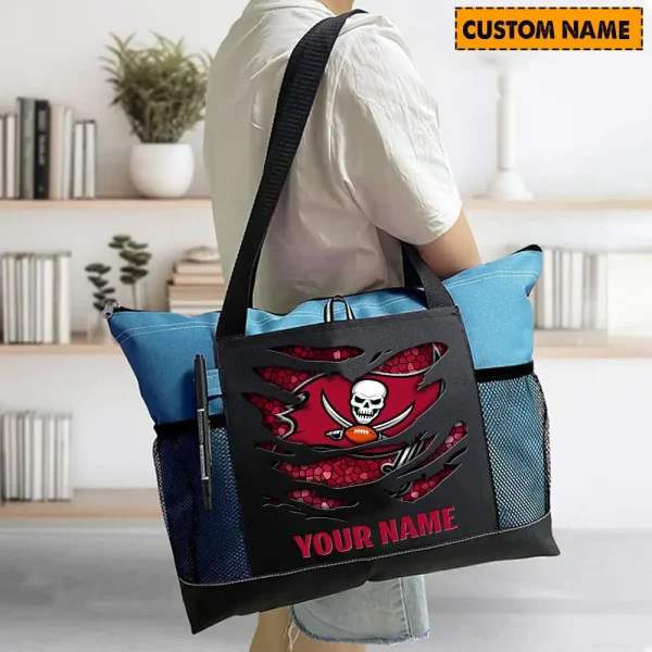 Tampa Bay Buccaneers Personalized Waterproof Mesh Tote Bag For Fan SPTPWTBF021 - Image 7