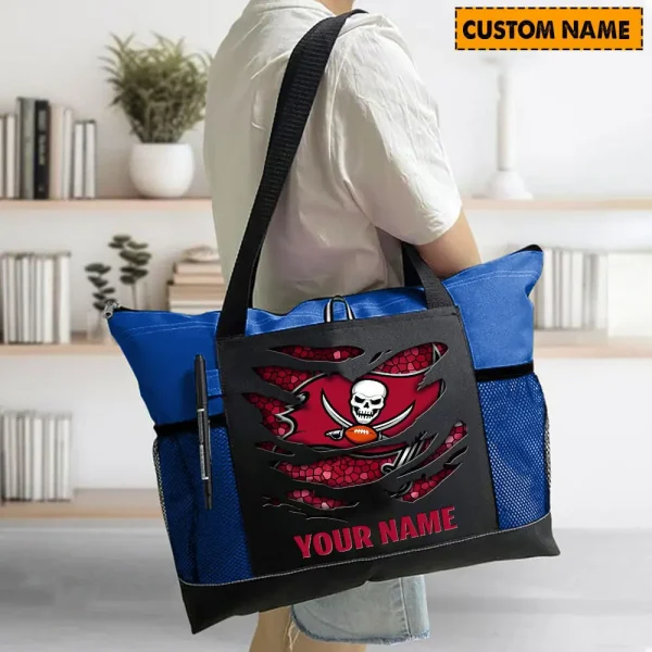 Tampa Bay Buccaneers Personalized Waterproof Mesh Tote Bag For Fan SPTPWTBF021 - Image 8