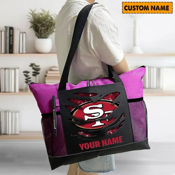 San Francisco 49ers Personalized Waterproof Mesh Tote Bag For Fan SPTPWTBF022 - Image 4