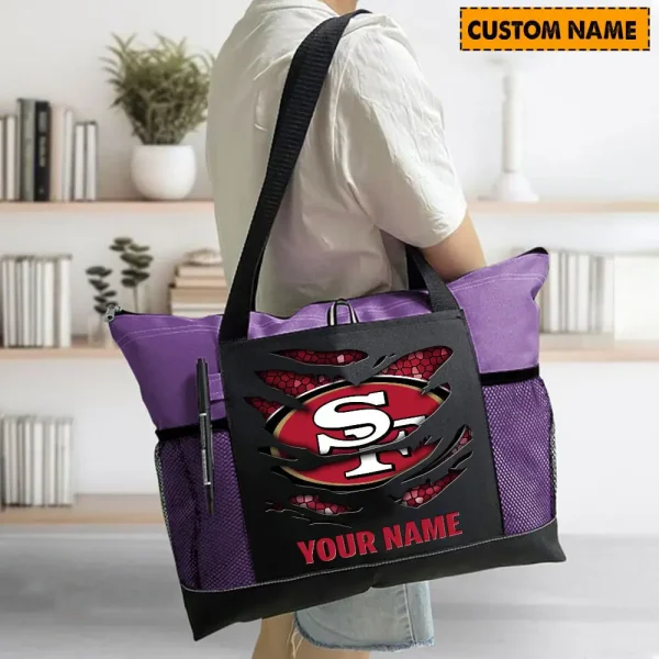 San Francisco 49ers Personalized Waterproof Mesh Tote Bag For Fan SPTPWTBF022 - Image 5