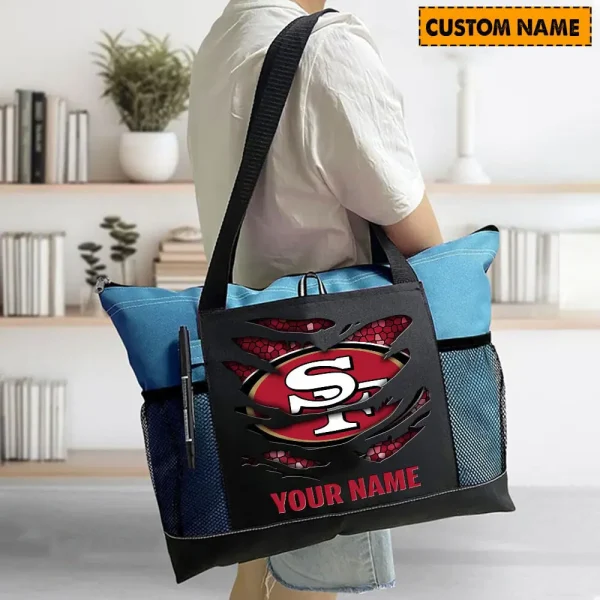San Francisco 49ers Personalized Waterproof Mesh Tote Bag For Fan SPTPWTBF022 - Image 7