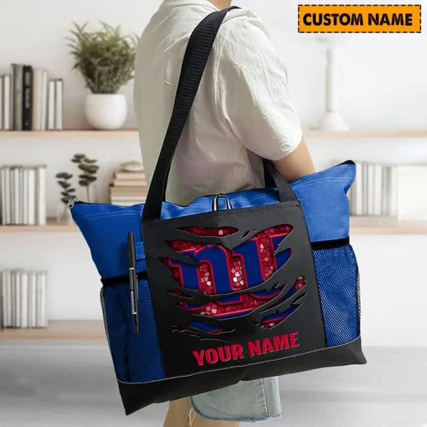 New York Giants Personalized Waterproof Mesh Tote Bag For Fan SPTPWTBF023