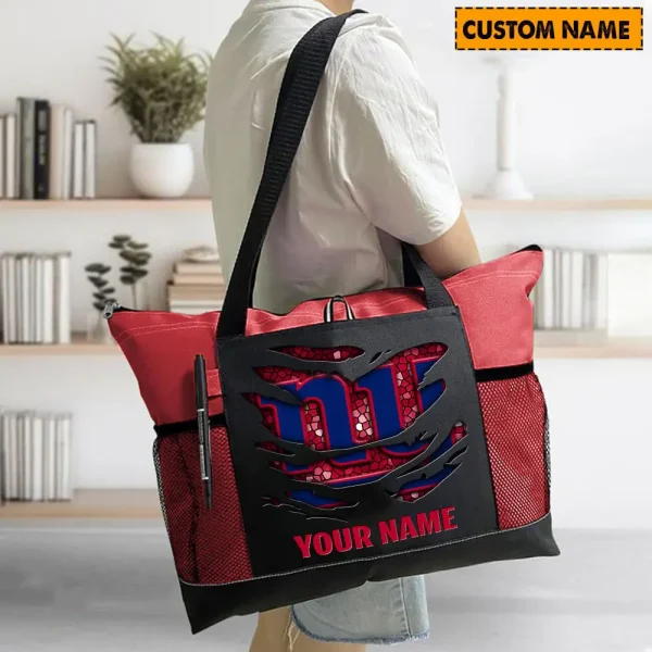 New York Giants Personalized Waterproof Mesh Tote Bag For Fan SPTPWTBF023 - Image 2