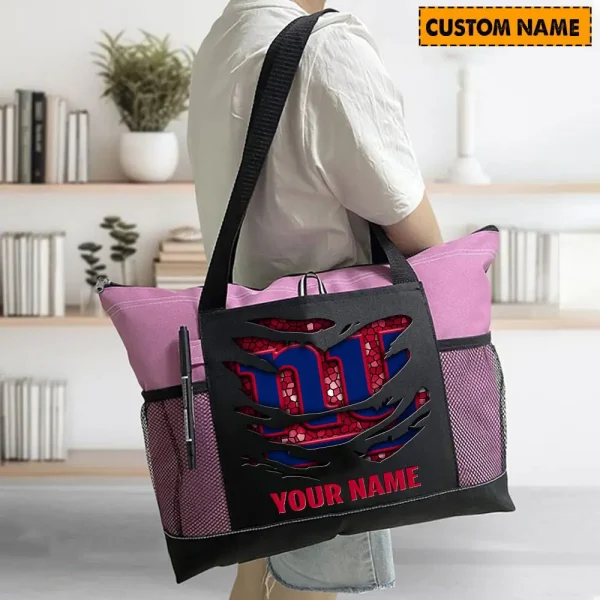 New York Giants Personalized Waterproof Mesh Tote Bag For Fan SPTPWTBF023 - Image 4