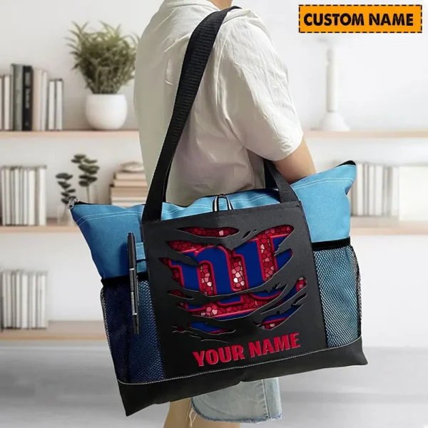 New York Giants Personalized Waterproof Mesh Tote Bag For Fan SPTPWTBF023 - Image 8