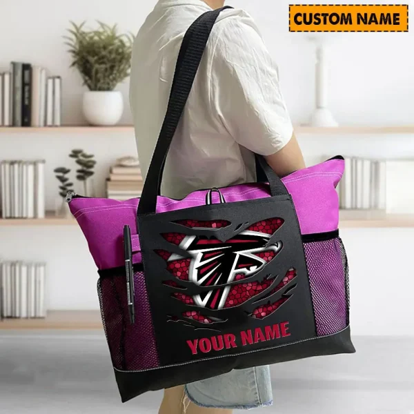 Atlanta Falcons Personalized Waterproof Mesh Tote Bag For Fan SPTPWTBF024 - Image 2